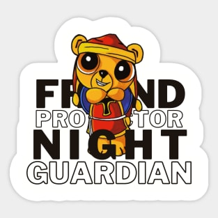 Friend, Protector, Night Guardian Sticker